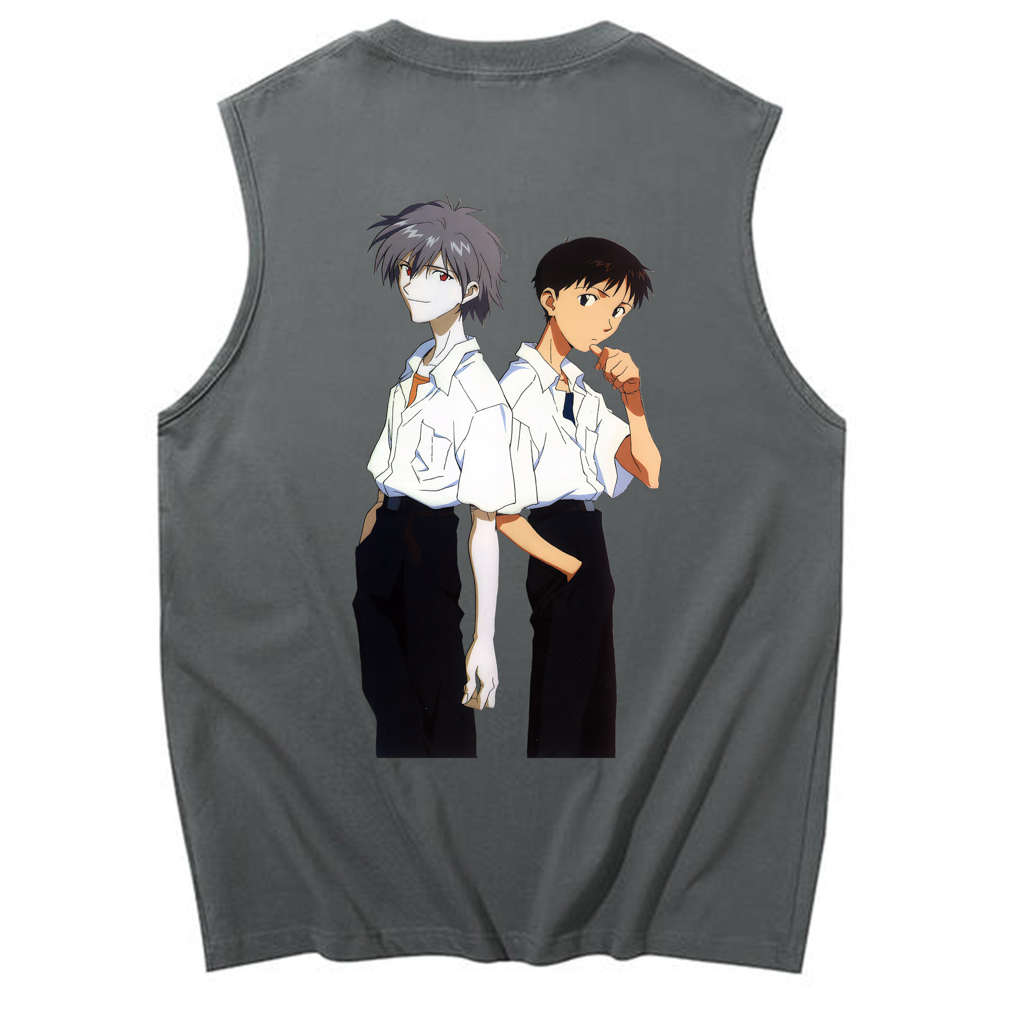 （画像用） EVA 新世紀エヴァンゲリオン コットン100％タンクトップ（背面プリント）